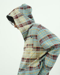 HOODED CHECK SHIRT