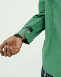 SOLID GREEN UTILITY SHIRT