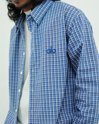 Oversized Blue Check Shirt