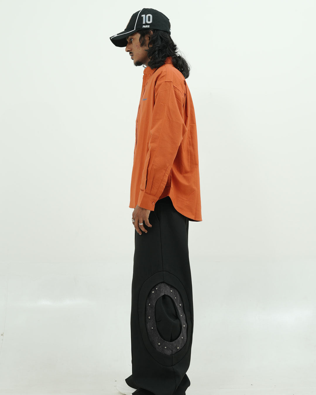 Rust Orange Oversized Shirt