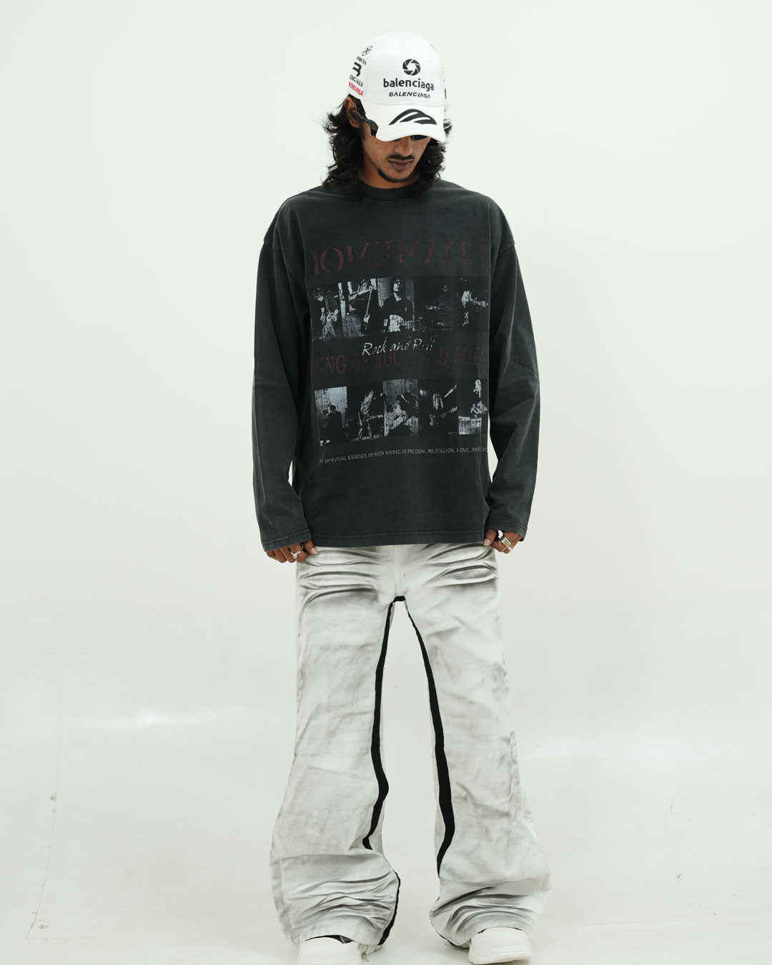 FULL SLEEVE BLACK T SHIRT