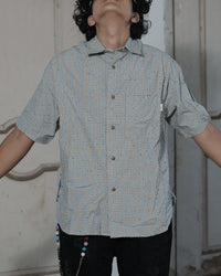 Light Blue Checkered Shirt
