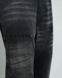 Black Washed Utility Jeans