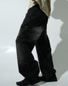 Black Washed Utility Jeans